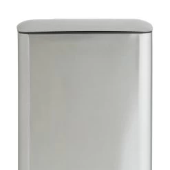 Habitat 30 Litre Modern Rectangular Bin - Silver -Best Kitchen Products 9212693 R Z004A