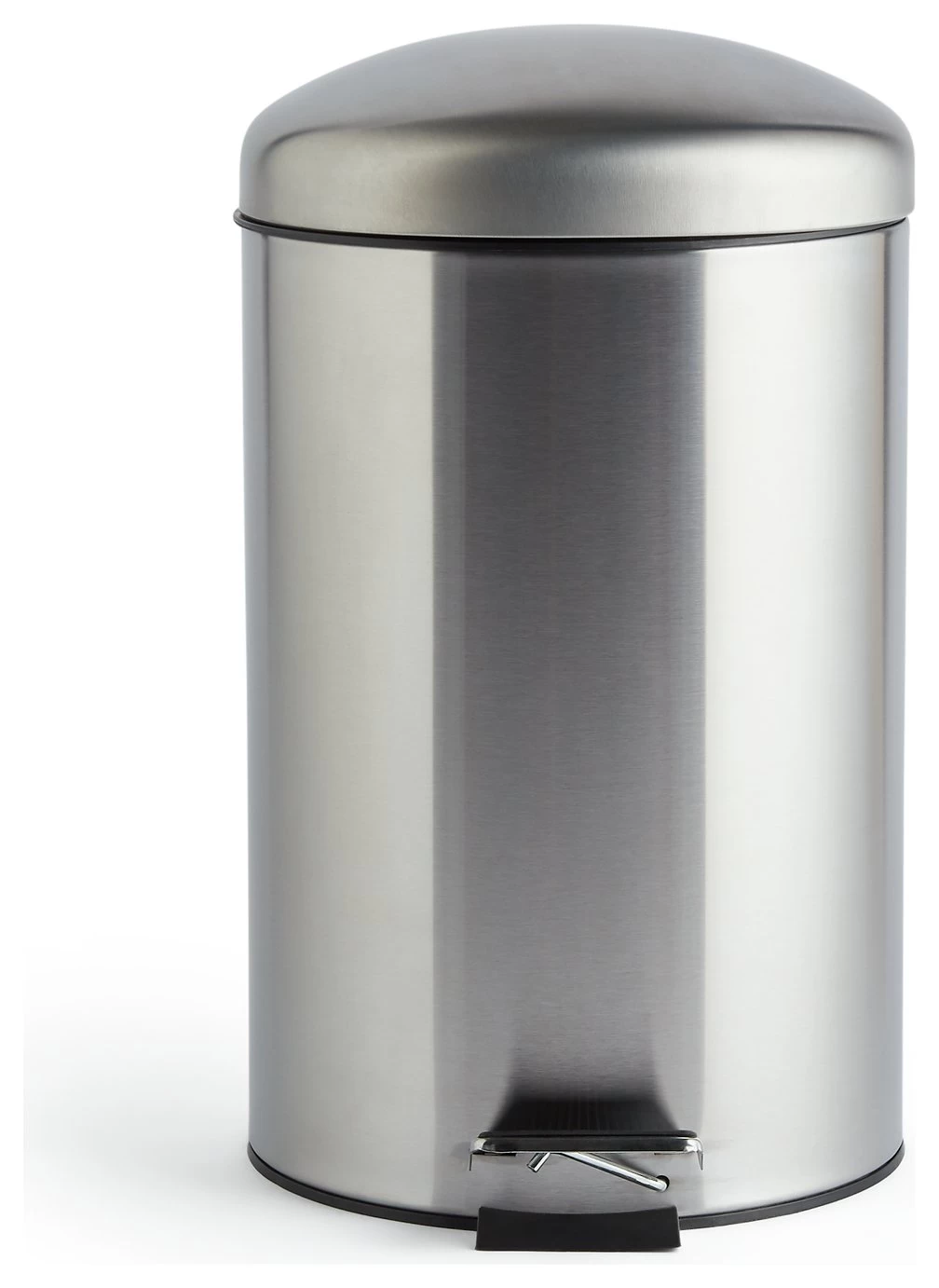 Habitat 12 Litre Domed Pedal Bin - Silver 3 Habitat 12 Litre Domed Pedal Bin - Silver