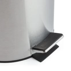 Habitat 12 Litre Domed Pedal Bin - Silver 10 Habitat 12 Litre Domed Pedal Bin - Silver -Best Kitchen Products 9212703 R Z003A