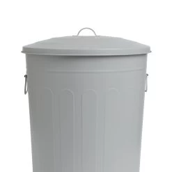 Habitat 49 Litre Trash Can Waste Bin - Grey -Best Kitchen Products 9212961 R Z004A