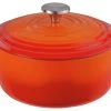 Habitat 3.3 Litre Cast Iron Casserole Dish - Orange -Best Kitchen Products 9213197 R Z001A