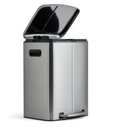 Habitat 40 Litre Recycling Bin - Stainless Steel 9 Habitat 40 Litre Recycling Bin - Stainless Steel -Best Kitchen Products 9307498 R Z002A