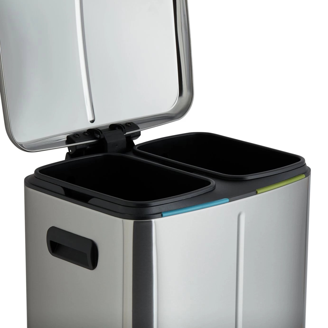 Habitat 40 Litre Recycling Bin - Stainless Steel 7 Habitat 40 Litre Recycling Bin - Stainless Steel - Image 5