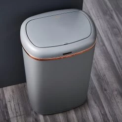 Tower 58 Liter Cavaletto Sensor Bin - Grey -Best Kitchen Products 9308899 R Z007A
