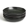 Habitat Preto 4 Piece Stoneware Pasta Bowls - Black 1 Habitat Preto 4 Piece Stoneware Pasta Bowls - Black -Best Kitchen Products 9310791 R Z001A