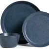 Habitat Addison 12 Piece Stoneware Dinner Set - Blue -Best Kitchen Products 9311446 R Z001A
