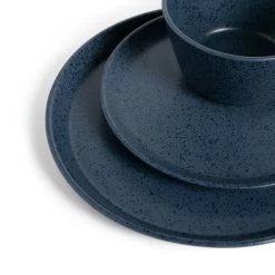 Habitat Addison 12 Piece Stoneware Dinner Set - Blue -Best Kitchen Products 9311446 R Z005A