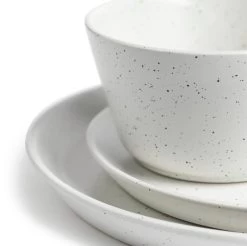 Habitat Addison 12 Piece Stoneware Dinner Set - White -Best Kitchen Products 9311453 R Z004A