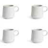 Habitat Addison Set Of 4 Speckled Mugs - White -Best Kitchen Products 9311594 R Z001A