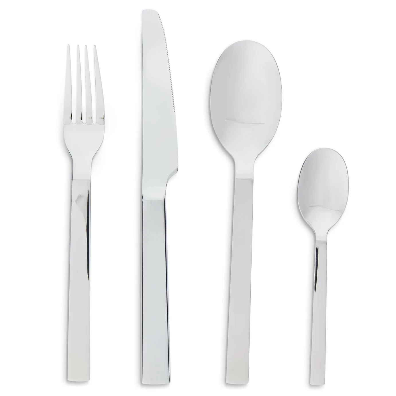 Habitat Addison 16 Piece Stainless Steel Cutlery Set Mirror 3 Habitat Addison 16 Piece Stainless Steel Cutlery Set Mirror