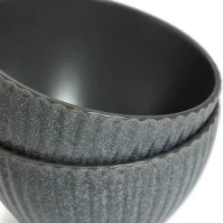 Habitat 12 Piece Stoneware Felicity Dinner Set - Blue -Best Kitchen Products 9410251 R Z004A