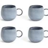 Habitat Evora Set Of 4 Stoneware Mugs - Blue 1 Habitat Evora Set Of 4 Stoneware Mugs - Blue -Best Kitchen Products 9421745 R Z001A