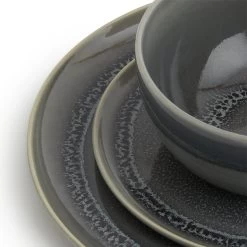 Habitat Evora 12 Piece Stoneware Dinner Set - Green -Best Kitchen Products 9424254 R Z005A