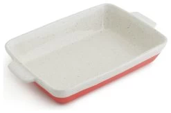 Habitat Ott Red Speckle Large Roaster -Best Kitchen Products 9437375 R Z005A