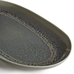 Habitat Evora Stoneware Serving Platter - Green 10 Habitat Evora Stoneware Serving Platter - Green -Best Kitchen Products 9437605 R Z002A