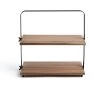 Habitat Industrial Two Tier Wooden Serving Platter -Best Kitchen Products 9474857 R Z001A