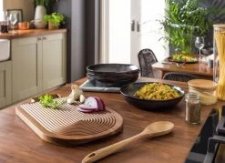 Habitat Acacia Groove Chopping Board -Best Kitchen Products 9476697 R Z001C