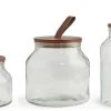 Habitat Set Of 3 Glass Jar Set 1 Habitat Set Of 3 Glass Jar Set -Best Kitchen Products 9491672 R Z001A