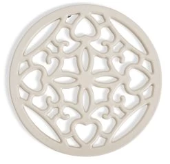 Habitat Cast Iron Trivet - Cream 8 Habitat Cast Iron Trivet - Cream -Best Kitchen Products 9492176 R Z002A