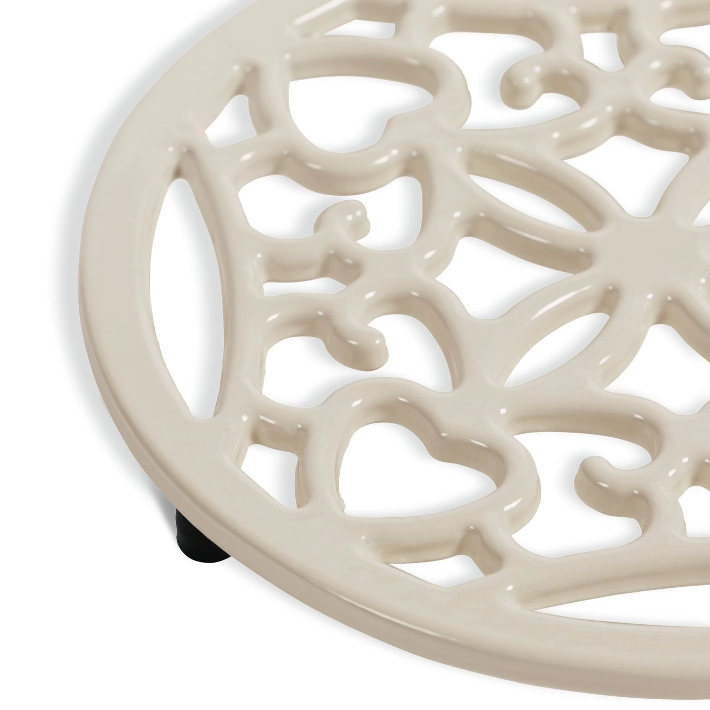 Habitat Cast Iron Trivet - Cream 6 Habitat Cast Iron Trivet - Cream - Image 4