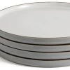Habitat Speckle 4 Piece Stoneware Dinner Plate - Grey 2 Habitat Speckle 4 Piece Stoneware Dinner Plate - Grey -Best Kitchen Products 9529575 R Z001A