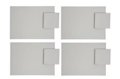 Habitat Faux Leather Set Of 4 Placemats And Coasters Set