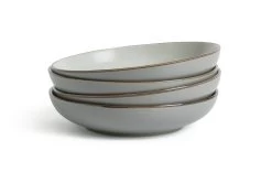Habitat Speckle 4 Piece Stoneware Pasta Bowl - Grey -Best Kitchen Products 9533073 R Z002A