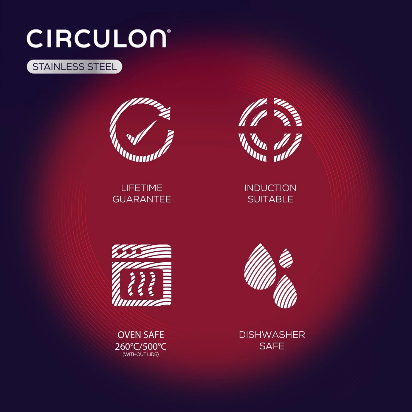 Circulon S Series 30cm Stainless Steel Saute Pan 8 Circulon S Series 30cm Stainless Steel Saute Pan - Image 6