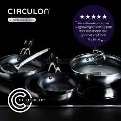 Circulon S Series 30cm Stainless Steel Saute Pan 16 Circulon S Series 30cm Stainless Steel Saute Pan -Best Kitchen Products 9533736 R Z007A