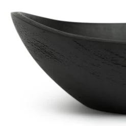 Habitat Mango Wood Serve Bowl - Black -Best Kitchen Products 9544062 R Z002A