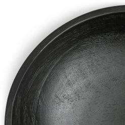 Habitat Mango Wood Serve Bowl - Black -Best Kitchen Products 9544062 R Z006A