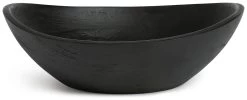 Habitat Mango Wood Serve Bowl - Black -Best Kitchen Products 9544062 R Z007A