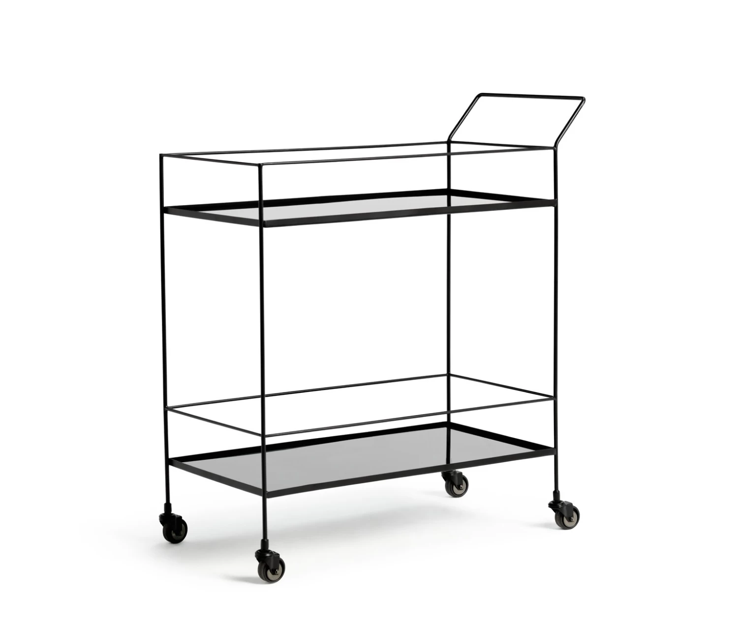 Habitat Monroe Drinks Trolley - Black 3 Habitat Monroe Drinks Trolley - Black