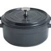 Habitat 2.4 Litre Aluminium Casserole Dish - Black -Best Kitchen Products 9561629 R Z001A