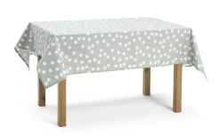 Habitat Spot Wipe Clean Tablecloth - Grey And White -Best Kitchen Products 9566710 R Z002A