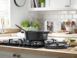 Habitat 4.2LT Cast Aluminium Casserole Dish - Black -Best Kitchen Products 9588994 R Z001C