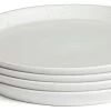 Habitat Addison 4 Piece Stoneware Dinner Plate - White 2 Habitat Addison 4 Piece Stoneware Dinner Plate - White -Best Kitchen Products 9604706 R Z001A