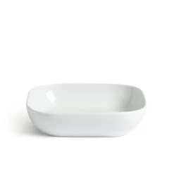 Habitat Riko Square 4 Piece Pasta Bowls - White -Best Kitchen Products 9615678 R Z002A