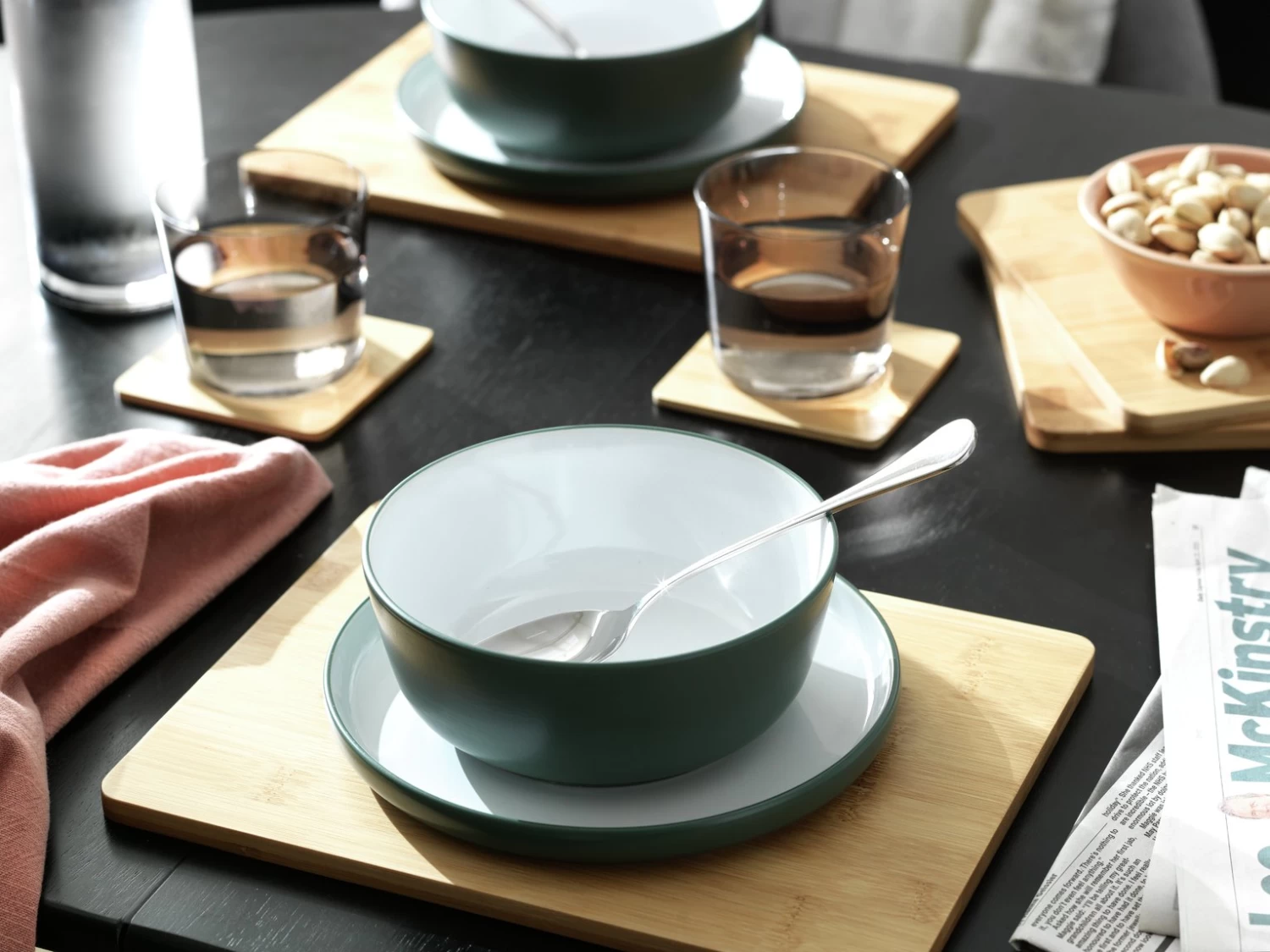 Habitat Set Of 4 Bamboo Placemats 4 Habitat Set Of 4 Bamboo Placemats - Image 2